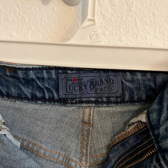 Lucky Brand Fringe High Rise Shorts - Picture 4 of 7